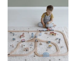 Little Dutch LD4487 Railway Treinbaan XXL -Kinder Speelgoeds Winkel LD4487 little dutch railway treinbaan xxl 2