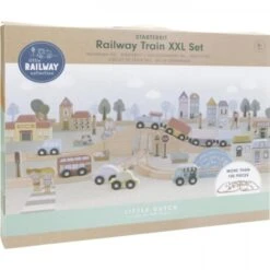 Little Dutch LD4487 Railway Treinbaan XXL -Kinder Speelgoeds Winkel LD4487 little dutch railway treinbaan xxl 4