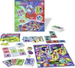 Spellendoos PJ Masks 6in1 Ravensburger -Kinder Speelgoeds Winkel PJ Masks 6 in 1 spellen ravenmsburger 1