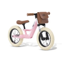 BERG BIKY Retro Pink Loopfiets 12 ” Inch Luchtbanden -Kinder Speelgoeds Winkel bergtoys biky retro pink 12 inch loopfiets speelactief.nl