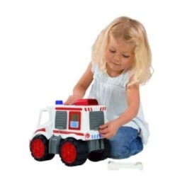 BIG Power Worker Midi Ambulance Zandbakspeelgoed -Kinder Speelgoeds Winkel big power worker ambulance 56831 2