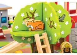 BigJigs BJT049 Treintafel Brandweer Spoortafel Houten Trein 11 BigJigs BJT049 Treintafel Brandweer Spoortafel Houten Trein -Kinder Speelgoeds Winkel bigjigs bt049 brandwweer trein set en tafel 4