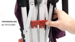 Active Outdoor Bolderkar Paars Met Zonnedak En Extra Bagagetas. Showmodel -Kinder Speelgoeds Winkel bolderkar active outdoor opvouwen 6 1 1