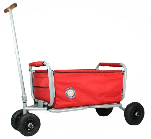 Beachtrekker Life Bolderwagen Opvouwbaar – Rood 1 Beachtrekker Life Bolderwagen Opvouwbaar – Rood