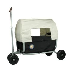 Beachtrekker Life Huif Bolderwagen -Kinder Speelgoeds Winkel bolderwagen opvouwbaar beachtrekker life zwart met huif 1