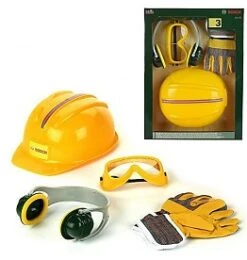 Bosch Veiligheidsset Werkman 4-dlg Kindergereedschap -Kinder Speelgoeds Winkel bosch werkman veiligheidsset theo klein 8537 1 1