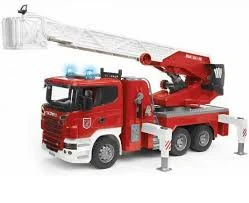 Bruder 3590 Scania Brandweerwagen Ladderwagen 3 Bruder 3590 Scania Brandweerwagen Ladderwagen - Afbeelding 3