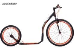 Volwassen Step CRUSSIS URBAN 4.3 BLACK/ORANGE 26/20 -Kinder Speelgoeds Winkel crussis urban 43 black orange 26 20 volwassenstep speelactief.nl 1