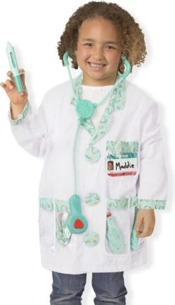 Melissa & Doug Doktersset Verkleedkleren Dokter Meliss&Doug -Kinder Speelgoeds Winkel doktersset doktersjas verkleedkleding melissadoug speelactief.nl 2