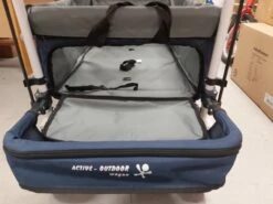 Active Outdoor Bolderkar Blauw Incl. Zonnedak, Extra Bagagetas En Extension. -Kinder Speelgoeds Winkel extension1 scaled 1