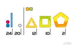 Geomag Panels Glitter – 68 Delig -Kinder Speelgoeds Winkel geomag glitter panels set 68 pcs 5