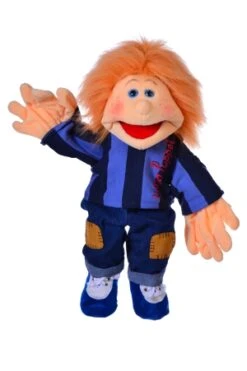 Handpop Kleine Louis 45 Cm. Living Puppets -Kinder Speelgoeds Winkel handpop living puppets w165 louis 1