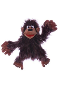 Handpop Kuddel Het Aapje Living Puppets -Kinder Speelgoeds Winkel handpop living puppets w437 kuddel het aapje 1