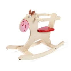 Hobbelpaard Scratch – Blank Met Manen.