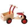 Houten Bakfiets Rood Loopfiets VanDijkToys