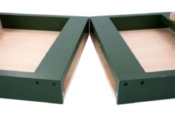 Houten Sjoelbak Junior Mini Sjoelbak 2dlg Groen Dino -Kinder Speelgoeds Winkel houten sjoelbak mini thema dino 2 delige sjoelbak groen 3