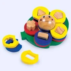 Inlegplank Bloem Met Geometrische Vormen