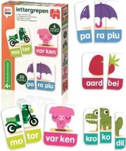 Jumbo 19569 Ik Leer Lettergrepen -Kinder Speelgoeds Winkel jumbo 19549 ik leer lettergrepen educatief spel 2