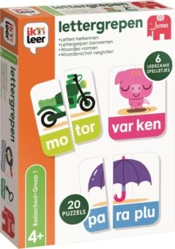 Jumbo 19569 Ik Leer Lettergrepen -Kinder Speelgoeds Winkel jumbo 19549 ik leer lettergrepen educatief spel