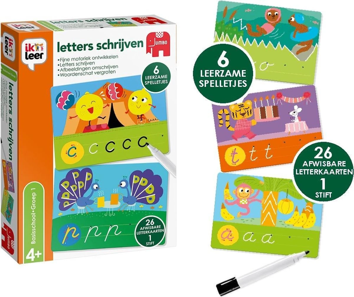 Jumbo 19721 Ik Leer Letters Schrijven 2 Jumbo 19721 Ik Leer Letters Schrijven - Afbeelding 2