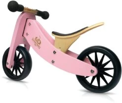 Tiny Tot Loopfiets 2 – In – 1 Kinderfeets – Loopfiets – Rose -Kinder Speelgoeds Winkel kinderfeets tiny tot roze loopfiets 1 1