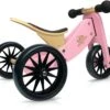 Tiny Tot Loopfiets 2 – In – 1 Kinderfeets – Loopfiets – Rose