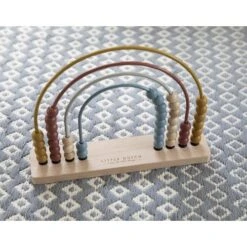 Little Dutch LD4700 Houten Regenboog Telraam LittleDutch -Kinder Speelgoeds Winkel little dutch ld4700 regenboog telraam littledutch houten speelgoed 1