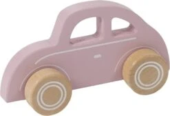 Little Dutch LD4375 Kever Auto Roze Houten Speelgoed -Kinder Speelgoeds Winkel little dutch 4375 houten auto 1 1