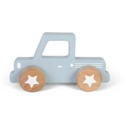 Little Dutch LD 4379 Pickup Blauw -Kinder Speelgoeds Winkel little dutch 4379 houten pickup 1