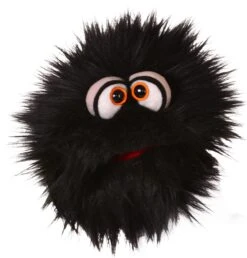 Handpop Kletskop Kletsmeier Zwart Living Puppets -Kinder Speelgoeds Winkel living puppets W825 Kladderradatsch kletsmeier 1 scaled 1
