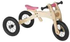 Trybike Pink – Houten 4-in-1 Loopfiets -Kinder Speelgoeds Winkel loopfiets 4 in 1 trybike pink 4 scaled 1