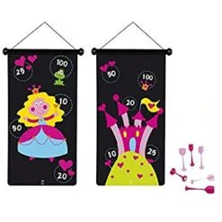 Scratch Spel DARTS PRINSES Magnetisch -Kinder Speelgoeds Winkel magnetisch dartspel prinses scratch 6182010 1 1