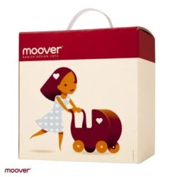 Moover Poppenwagen Hout Rood -Kinder Speelgoeds Winkel moover poppenwagen 5