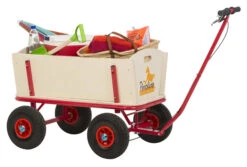 Pinolino Bolderwagen Hout Met Rem -Kinder Speelgoeds Winkel pinolino bolderwagen bolderkar kinderwagen til met rem 1