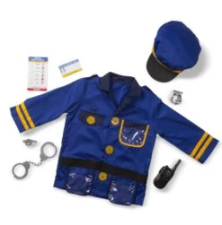 Melissa & Doug Politiepak Verkleedkleren Politie Melissa&Doug -Kinder Speelgoeds Winkel politiepak melissa doug verkleedset politie agent speelactief.nl 1