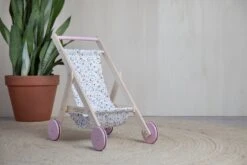Little Dutch Poppenbuggy Spring Flowers -Kinder Speelgoeds Winkel poppenbuggy little dutch pink flowers 2