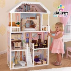 Poppenhuis / Barbiehuis Savannah -Kinder Speelgoeds Winkel poppenhuis barbiehuis kidkraft 65023 savannah 6