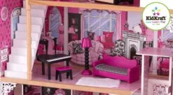 Poppenhuis Barbiehuis Amelia -Kinder Speelgoeds Winkel poppenhuis barbiehuis kidkraft 65093 amelia 2