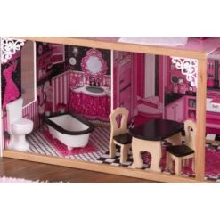 Poppenhuis Barbiehuis Amelia -Kinder Speelgoeds Winkel poppenhuis barbiehuis kidkraft 65093 amelia 3