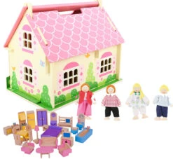 Poppenhuis Blossom Cottage 8 Poppenhuis Blossom Cottage -Kinder Speelgoeds Winkel poppenhuis blossom cottage bigjigs jt123 1 1