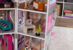 Poppenhuis Modern Deluxe Herenhuis -Kinder Speelgoeds Winkel poppenhuis kidkraft 65883 modern deluxe herenhuis 4