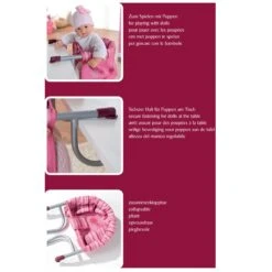 Poppenstoeltje – Tafelzitje -Kinder Speelgoeds Winkel poppenstoeltje tafelzit gotz 3401578 1