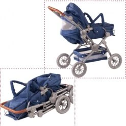 Poppenwagen Gotz Denim -Kinder Speelgoeds Winkel poppenwagen gotz denim 2