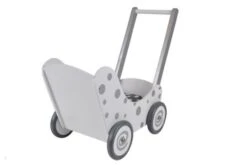 Poppenwagen Simply For Kids Stippen Wit -Kinder Speelgoeds Winkel poppenwagen simply for kids stippen wit 2