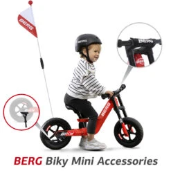 BERG Biky Mini Red Loopfiets 10 ” Inch EVA Banden -Kinder Speelgoeds Winkel preview 8715839077742 08 BERG Biky MiniRed Accessoires
