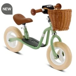 PUKY 4093 LRM Retro Green Loopfiets Groen -Kinder Speelgoeds Winkel puky 4093 loopfiets lrm groen retro incl mandje speelactief.nl 2
