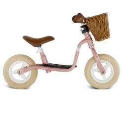 PUKY 4094 LRM Retro Roze Loopfiets Rose -Kinder Speelgoeds Winkel puky loopfiets lrm pink retro incl mandje speelactief.nl 1