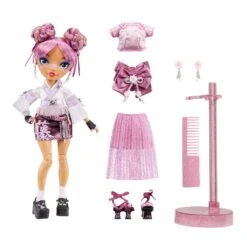 Rainbow High Core Fashion Modepop Lila Yamamoto Pop -Kinder Speelgoeds Winkel rainbow high core fashion modepop lila yamamoto 2