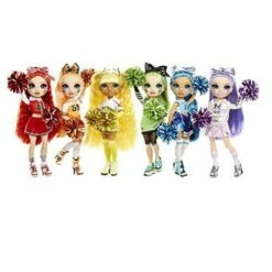 Rainbow High Cheerleader Modepop Jade Hunter -Kinder Speelgoeds Winkel rainbow high fashion cheer doll