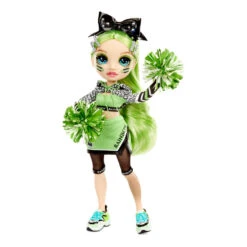 Rainbow High Cheerleader Modepop Jade Hunter -Kinder Speelgoeds Winkel rainbow high fashion cheer doll jade hunter 1